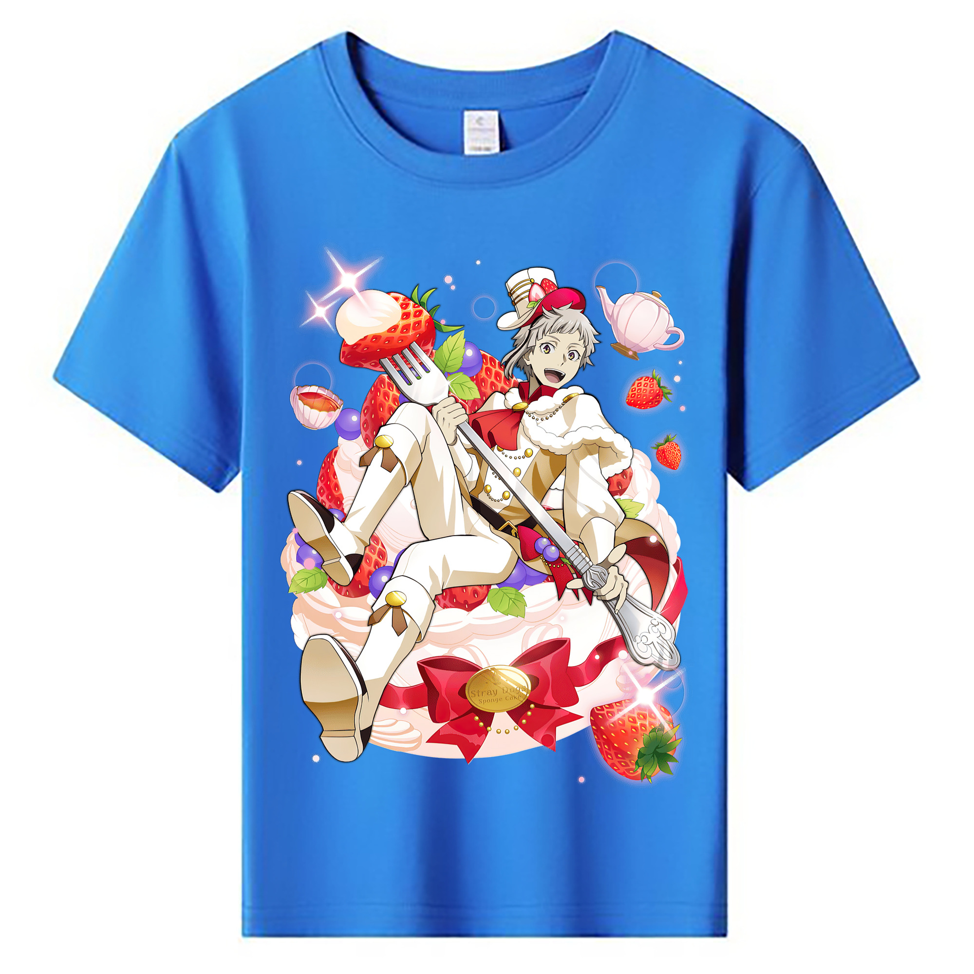 （画像用） 文豪ストレイドッグス Bungo Stray Dogs 綿100％キッズTシャツ（フロントプリント）